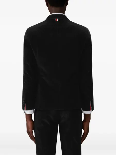 Samt blejzer Thom Browne crna