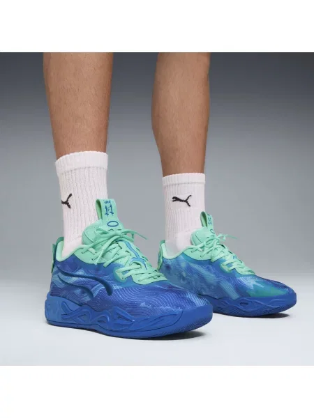 Buty do koszykówki unisex Lo Team niebieskie