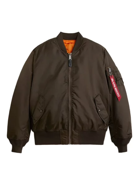 Geacă bomber Alpha Industries maro