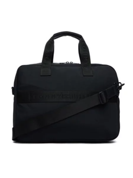 TOMMY HILFIGER Taška na notebook čierna