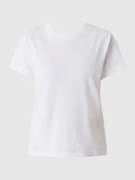 T-shirt z bawełny bio Marc O'polo biała
