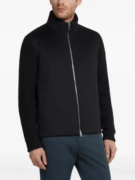 Cardigan Zegna din cașmir negru