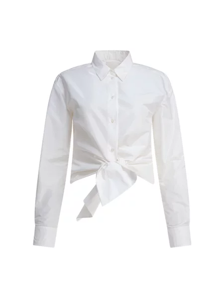 Koszula Givenchy z kokardką biała