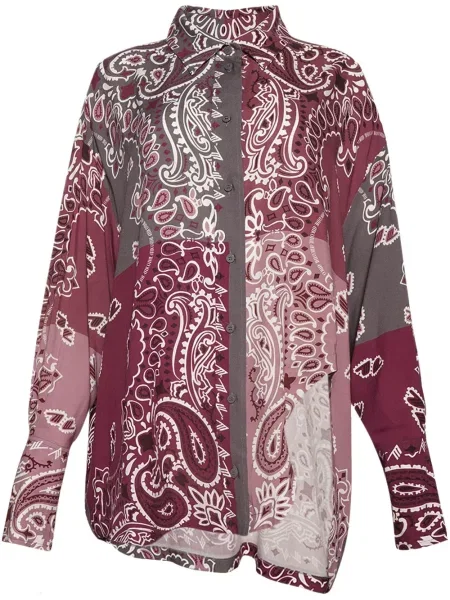 Cămașă The Attico cu imagine roșu