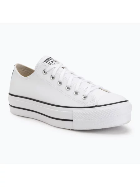 Teniși pentru femei Converse All Star Chuck Taylor Lift OX white alb