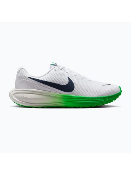 Мъжки обувки за бягане Nike Revolution 8 white/green spark/midnight navy бяло