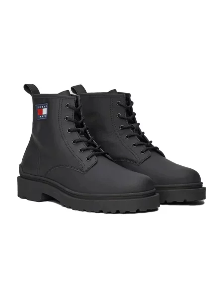 Botki Tommy Jeans czarne