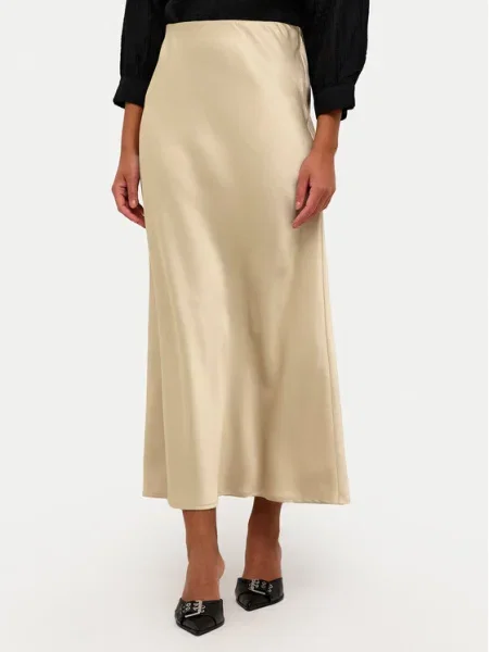 Kaffe Fustă maxi Lotte bej
