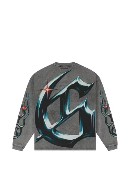 Lung tricou Godspeed gri