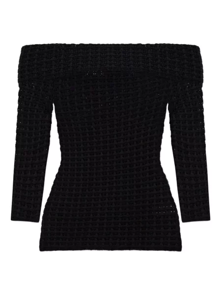 Dzianinowy top Isabel Marant czarny