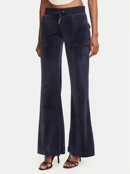 Juicy Couture Spodnie dresowe Layla granatowy