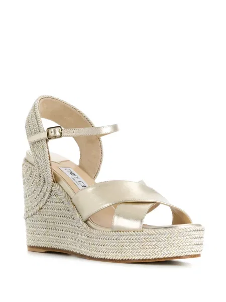 Espadrilės Jimmy Choo auksinė