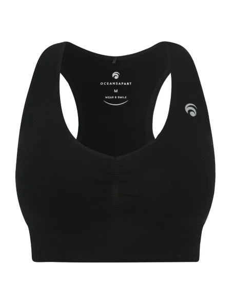 OCEANSAPART Sutien sport Venice negru alb