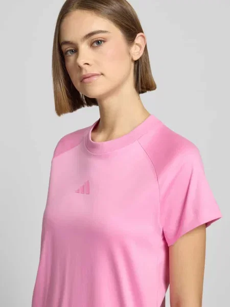 Koszulka z logo i okrągłym dekoltem Adidas Sportswear