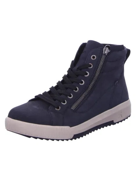 Sneakersy Rieker zamszowe niebieskie