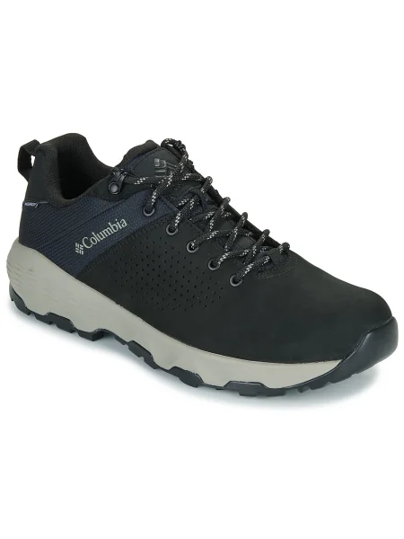 Pánske trekingové topánky Columbia Newton Nimble Leather black/kettle čierna