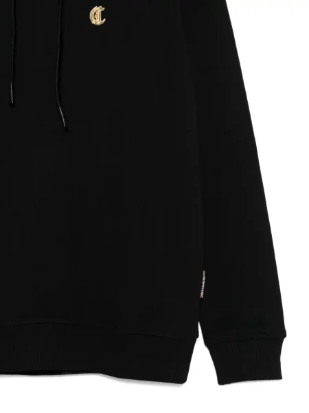 Hanorac cu glugă Just Cavalli negru
