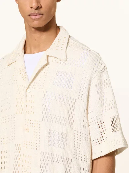 I'm Brian Sweter Z Dzianiny Comfort Fit weiss