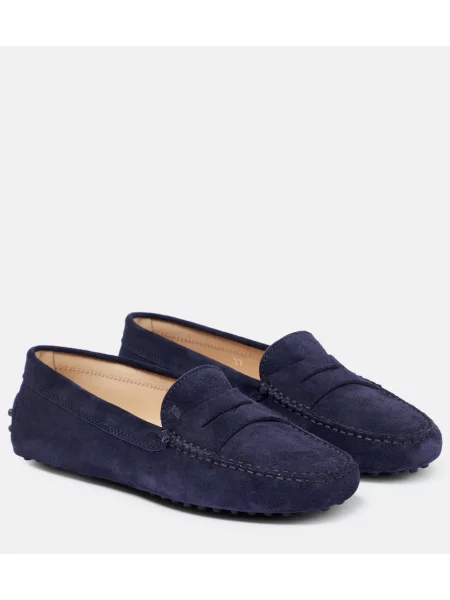 Loaferke Tod's iz semiša modra