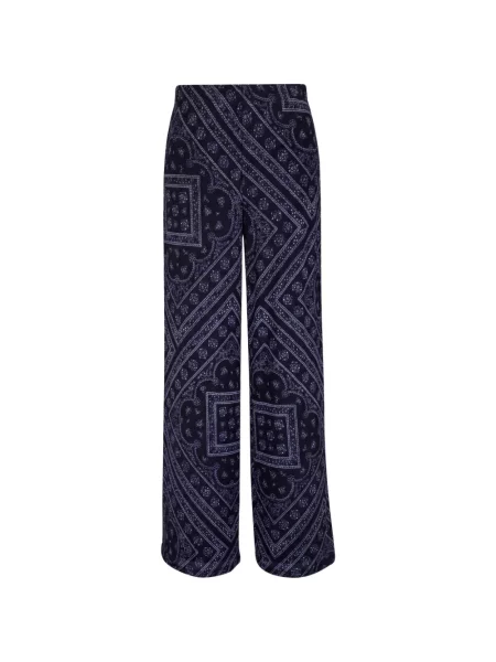 Pantaloni Veronica Beard cu imagine cu model paisley albastru