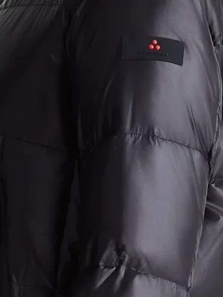 Palton Peuterey cu glugă negru