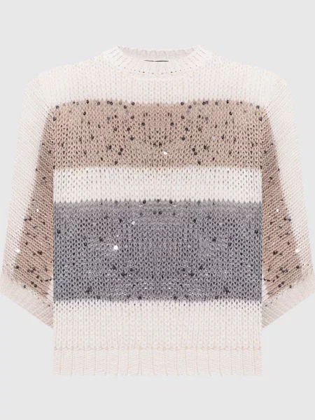 Джемпер в смужку Peserico білий