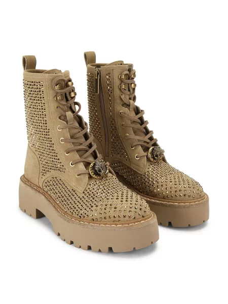 Kurt Geiger London členkové čižmy pánske semišové Chelsea Perf Boot béžová