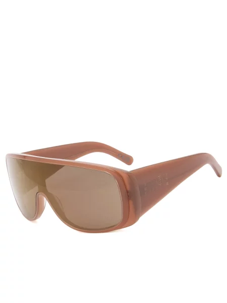 Maison Margiela okulary przeciwsłoneczne MARGIELA MASK BROWN brązowe