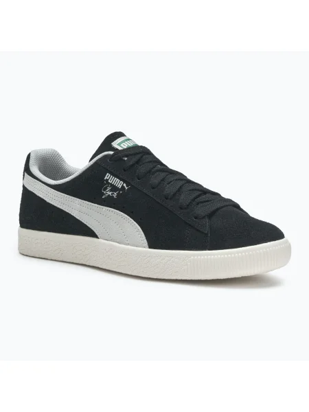 PUMA Clyde Hairy Suede puma black/frosted ivory обувки черно