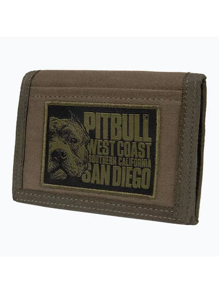 Peněženka Pitbull Blood Dog Canvas olive zelená