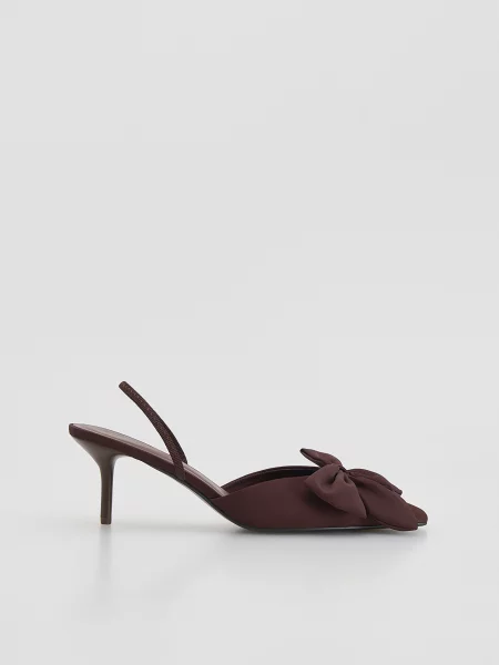 Туфли Reserved с бантом коричневые