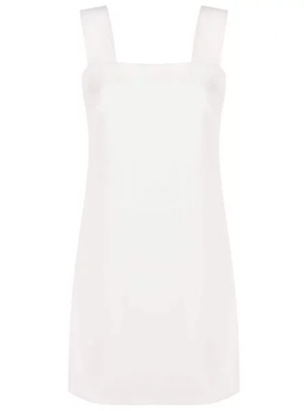 Sukienka bez rękawów Olympiah bez rękawów garniturowa biała