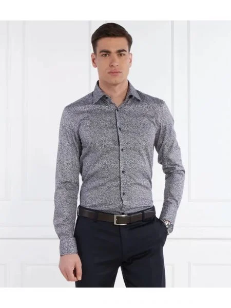 BOSS BLACK Cămașă negru