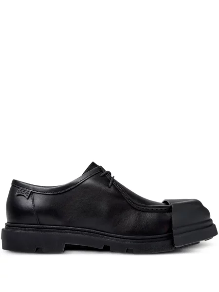 Pantofi derby Camper cu șireturi din piele negru