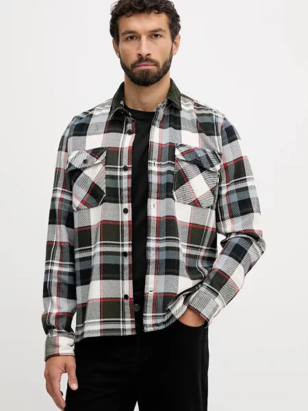 Barbour cămașă din GRASMOOR cu guler clasic relaxed verde