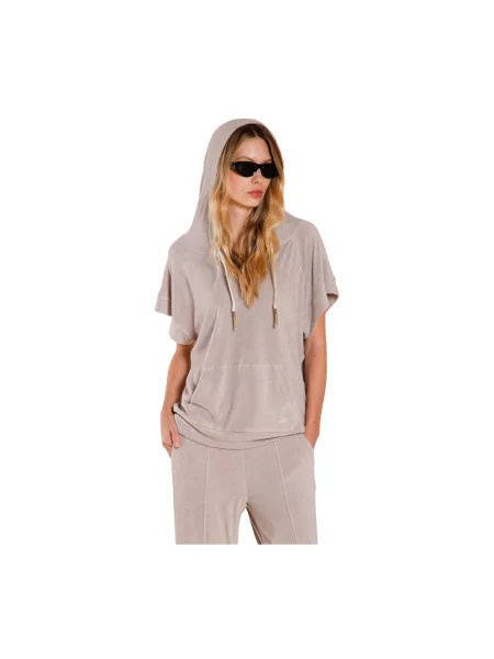 Bluza Mason's z krótkim rękawem beżowa