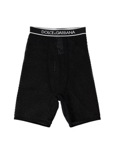 Kolarki Dolce And Gabbana z siateczką czarne