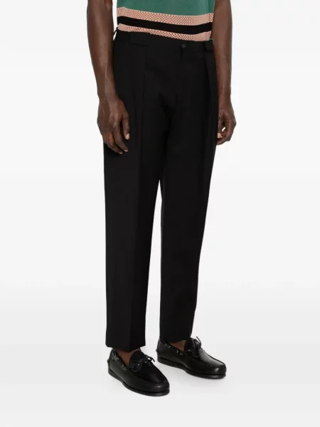 Pantaloni Briglia 1949 plisate negru