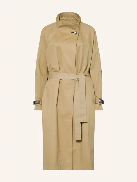 Maje Płaszcz beige beżowy