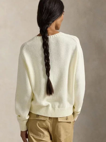 Polo Ralph Lauren Pulover albastru deschis / maro / ciocolatiu / alb bej