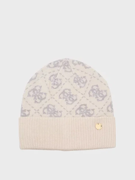 Шапка Guess с принтом