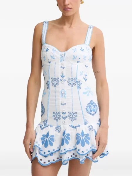 Rochie mini Charo Ruiz Ibiza alb