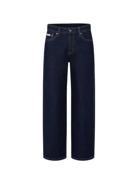 Blugi Calvin Klein cu autograf albastru