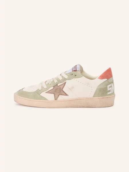 Golden Goose Tenisky Ball Star režná zelená červená