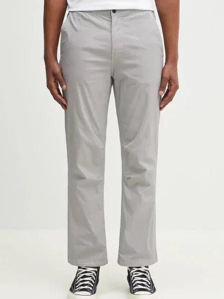 Kalhoty Napapijri M-Massi Chino jednoduché šedá