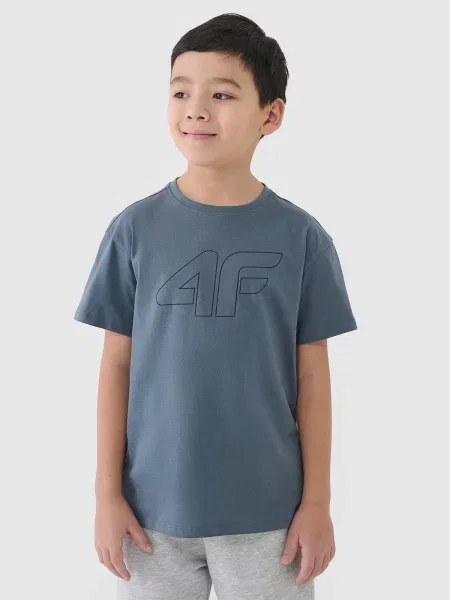 4F koszulka t-shirt dla chłopca zielona