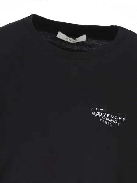 Tričko Givenchy s potiskem černé
