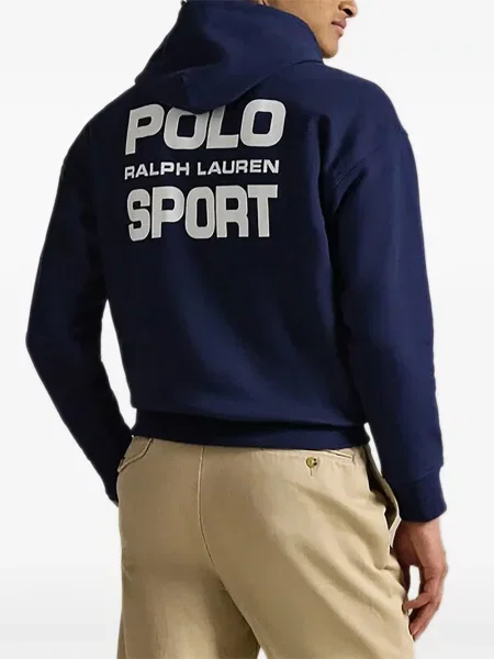 Polo Polo Ralph Lauren με αυτόγραφο με κορδόνια με δαντέλα μπλε