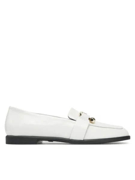 Pantofi loafer Furla alb