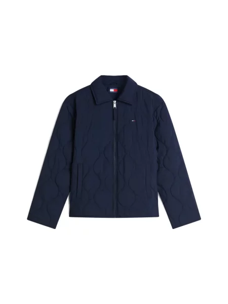 Matlasat geacă bomber Tommy Hilfiger albastru